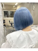 オーオシカシカスペース(OOO YY Space)&nbsp;ライトブルー/水色/ボブ