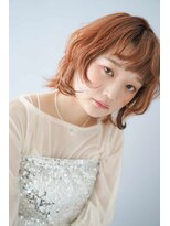 シェル 吉祥寺(shell) くびレイヤーエモージュグレージュカラーくびれショート/吉祥寺