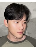 韓国サイドパートカルマヘアダウンパーマ