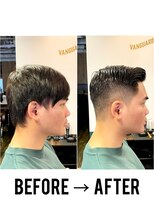 ヴァンガードマン 早稲田(vanguardman)&nbsp;サイドパートスタイル