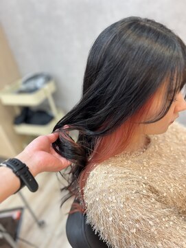 アグ ヘアー ミロ 本厚木店(Agu hair milo) Pinkインナーカラー◎本厚木