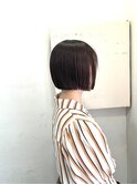丸みボブ　ボブスタイル　酸性ストレート