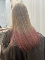 ラニヘアサロン(lani hair salon)&nbsp;ミルクティー×コーラルピンク