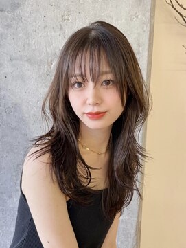 ミリ(mm) レイヤーカット オリーブベージュ カラー 韓国 髪質改善 仙台