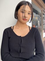 ゼスト クレス(ZEST Cres)&nbsp;【立川CRES三木】ミニボブ×ステップカット×ブルーブラック