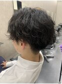 波巻きパーマ12月