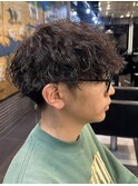 波巻きスパイラル/波巻きパーマ