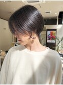上品な艶髪ハンサムショート