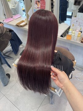 クレーチェ(CRECE) 《畑中結衣》ヘアカラー/レッドブラウン/ワンカラー