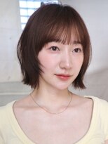 サイン 渋谷(SIGN)&nbsp;20代/韓国ボブ/タッセルボブ／レイヤーボブ/グレージュ