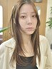 【木村陸弥限定】透明感♪ブリーチ無しダブルカラー＋カット[恵比寿]