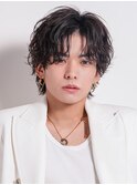 韓国メンズヘア/カルマパーマ/ニュアンスパーマ*渋谷/MEN'S/眉毛