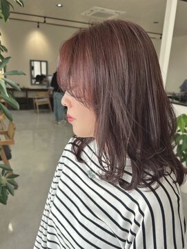 エミュ(emu.) 【初めての暖色にもおすすめ！】ピンクブラウン