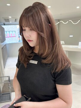 キーン 立川店(keen) 【keen×kariya】まろやかベージュ×レイヤーカット