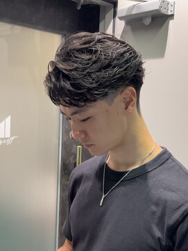 ゼスト リル 新宿(ZEST lill) ニュアンスパーマスペインカールフェザーパーマメンズパーマ