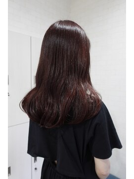 シェミール(CHEMIR) チェリーレッドカラー×ブリーチなしカラー