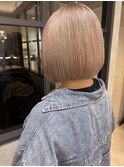 ボブ×ベージュカラー【もえみ】