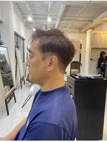 メンズカット バイ ソイクフ(メンズカット by SOY-KUFU)&nbsp;20代30代40代◎刈り上げセンターパートフェザーパーマ
