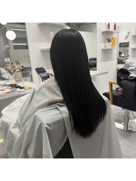 ブルーブラック成人式カラー☆