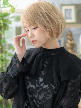 カバーヘア ブリス 上尾西口店(COVER HAIR bliss) ★全頭ブリーチハイトーンカラーエアウェーブパーマ20代30代★2