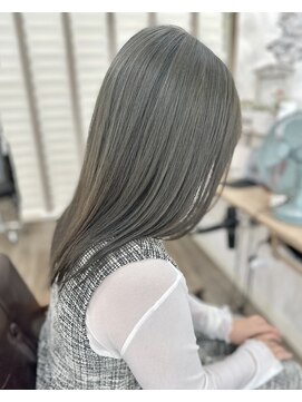 ラウラアンドロー(LAURA&RO) ミルクティーベージュダブルカラーインナーカラーケアブリーチ