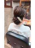 結婚式お呼ばれヘアセット