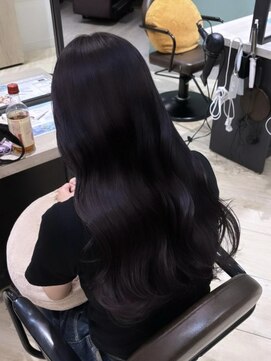 ユーフォリア 銀座本店(Euphoria) 【Ririka】ダークラベンダー ブリーチなしカラー