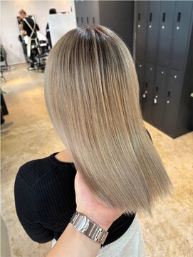 セレーネヘアー オオサカ 心斎橋店(Selene hair OSAKA) ベージュルーツカラー
