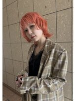 グラスペディア(graspedia) salmon pink【広島派手髪】【広島ハイトーン】