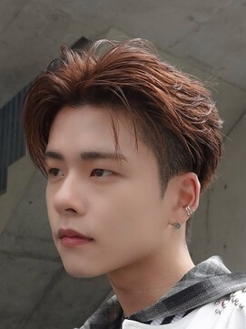 アンサー 原宿(ANSWER) シースルーセンターパート　オールバック