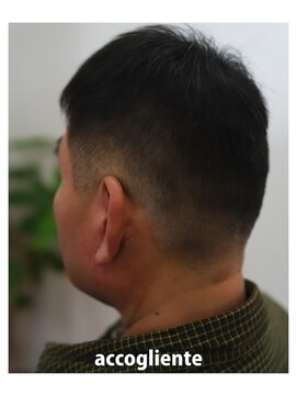 アコリエンテ(accogliente) メンズカット刈上げスタイル