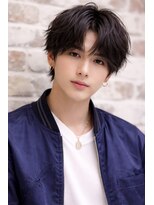 ワゴンバイアフロート(Wagon by afloat) メンズカット/爽やかに動くフェザーパーマ/センターパート/池袋