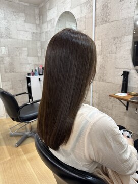 ヘアーリゾートガーデン 浅草 蔵前店(Hair Resort Garden) 【浅草蔵前】#ツヤ感カラー＃ブラウンカラー＃暗髪カラー