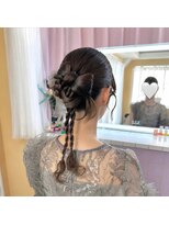 美の間 杏寿 リボンカチモリヘア