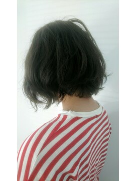 ヘアーアンドアイラッシュ ヨーク(Hair&eyelash york's) ボディーパーマ　ダークプラチナアッシュ