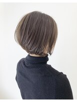 ショート×アッシュベージュ