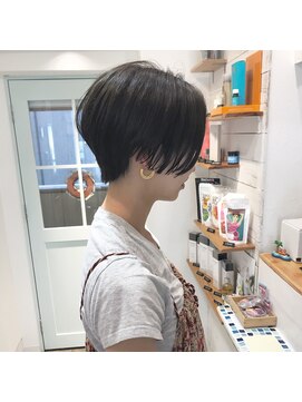 レンク(LENC) Coast.ハンサムショート×グレージュ