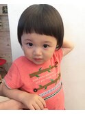 キッズボブ　キッズカット　キッズヘア女の子　二子玉川