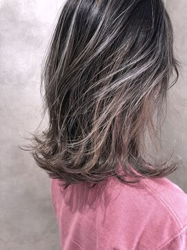 クロックレス (CLOCKLESS) 切りっぱなし × バレイヤージュ #CLOCKLESS伊勢崎