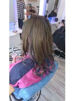 ヘアーディア みどり店(Hair...DiA) ユニコーン風インナーカラー