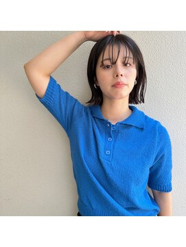 ノク 渋谷(nok) 外ハネボブ_大人ガーリーチョコレートモード