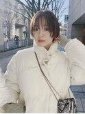 ミニウルフレイヤーカット顔周りカット前髪カット韓国ボブ/千葉