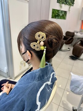 フォルテ 掛川店 お祭りセット　ヘアセット