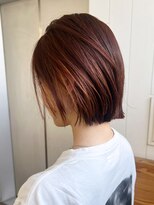 アルバム 銀座(ALBUM GINZA)&nbsp;オレンジボブ__ハッシュカットフルバング_ba476852