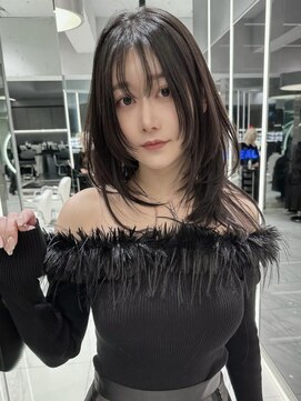 レディアル 渋谷(REDEAL) ワンホンヘア/韓国ヘア/ウルフ/前髪[レイヤーカット/渋谷