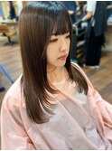 ロングレイヤースタイル/韓国風巻き