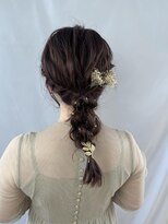 サラ 新宮店(SARA) 編みおろしヘアアレンジ