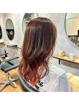 ウエストサイドバイエスブランド(WESTSIDE BY S BRAND) オレンジインナーカラー