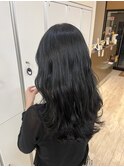 透明感ある暗髪