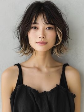 アルトリスト(Altruist Aging×HAIR&SPA) ☆イメチェンピンクベージュアンブレラカラー前髪クールショート